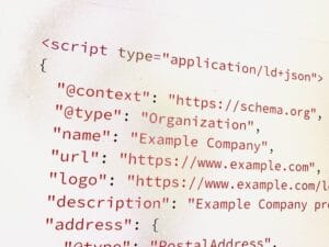 how to write schema markup code