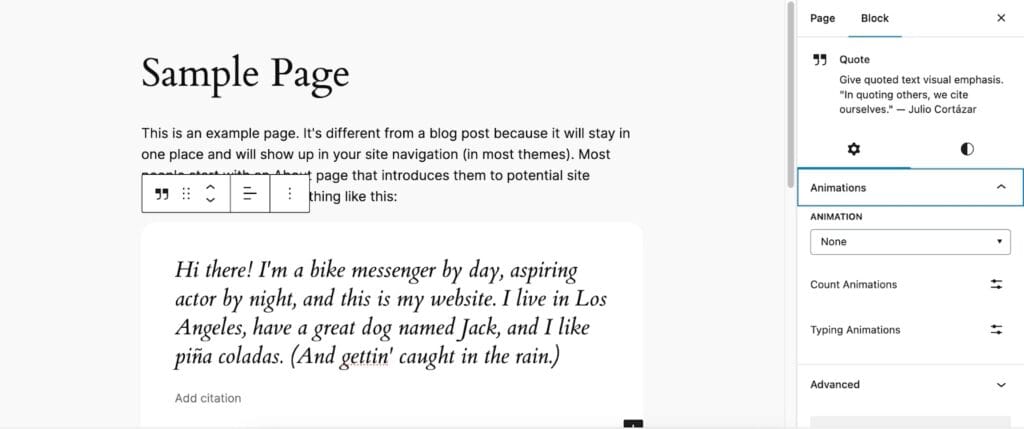 adding
animation in wordpress using plugins